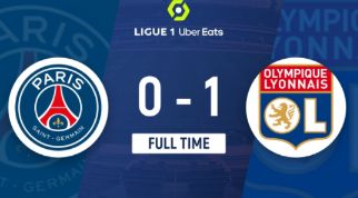 法甲-巴黎0-1里昂主场两连败 姆巴佩、梅西哑火巴尔科拉制胜