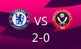 英超-切尔西2-0谢菲尔德联终结两连败 帕尔默杰克逊破门